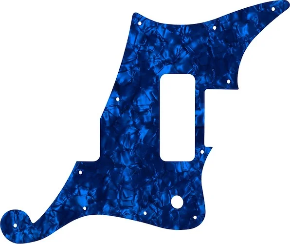WD Custom Pickguard For D'Angelico Deluxe Bedford #28DBP Dark Blue Pearl/Black/White/Black