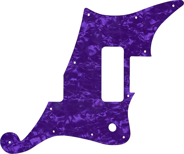 WD Custom Pickguard For D'Angelico Deluxe Bedford #28PRL Light Purple Pearl