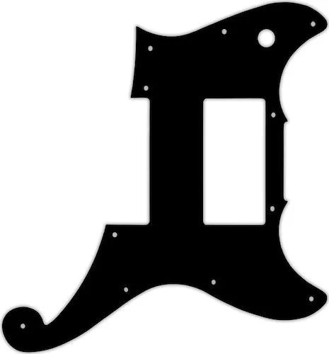 WD Custom Pickguard For D'Angelico Deluxe Brighton #03 Black/White/Black