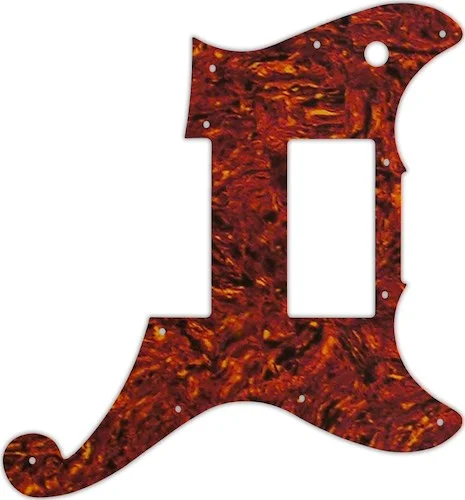 WD Custom Pickguard For D'Angelico Deluxe Brighton #05P Tortoise Shell/Parchment