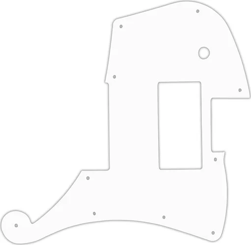WD Custom Pickguard For D'Angelico Deluxe Ludlow #04 White/Black/White