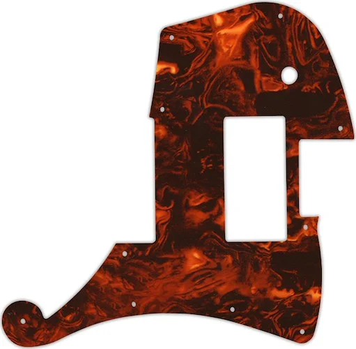 WD Custom Pickguard For D'Angelico Deluxe Ludlow #05F Faux Tortiose