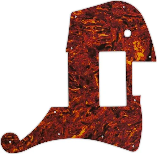 WD Custom Pickguard For D'Angelico Deluxe Ludlow #05P Tortoise Shell/Parchment
