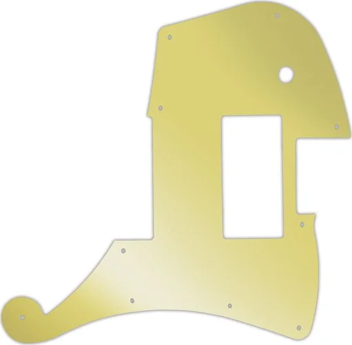 WD Custom Pickguard For D'Angelico Deluxe Ludlow #10GD Gold Mirror