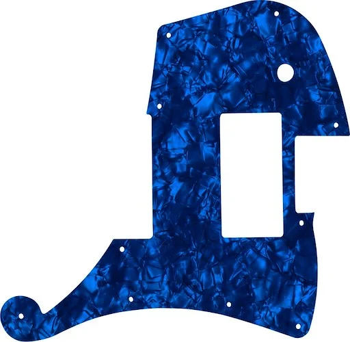 WD Custom Pickguard For D'Angelico Deluxe Ludlow #28DBP Dark Blue Pearl/Black/White/Black