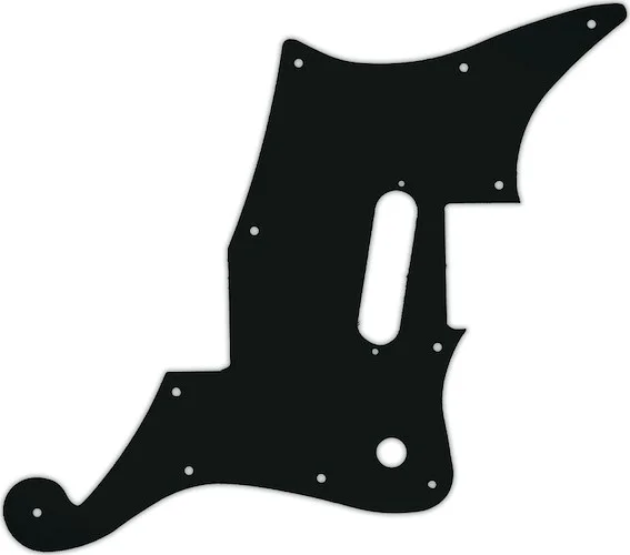 WD Custom Pickguard For D'Angelico Premier Bedford With Tremolo #01A Black Acrylic