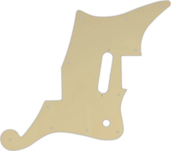 WD Custom Pickguard For D'Angelico Premier Bedford With Tremolo #06T Cream Thin