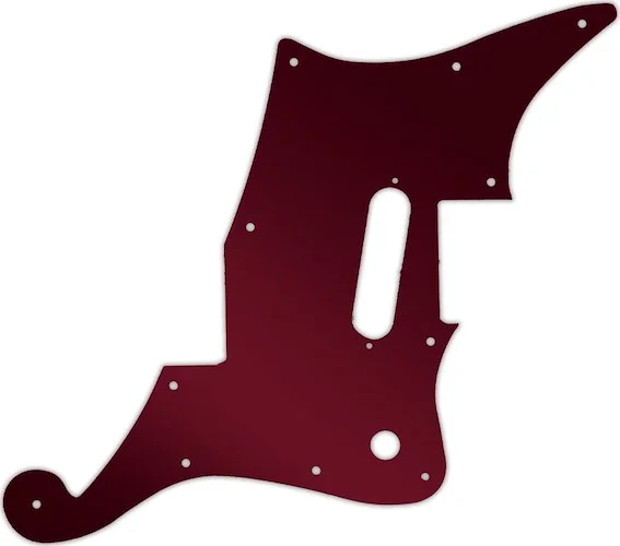 WD Custom Pickguard For D'Angelico Premier Bedford With Tremolo #10R Red Mirror