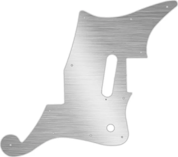 WD Custom Pickguard For D'Angelico Premier Bedford With Tremolo #13 Simulated Brushed Silver/Black P