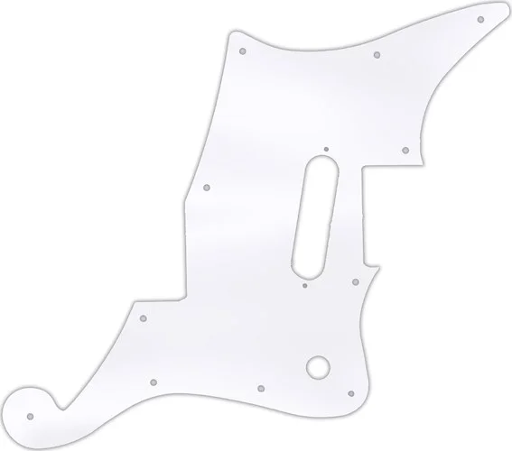 WD Custom Pickguard For D'Angelico Premier Bedford With Tremolo #45 Clear Acrylic