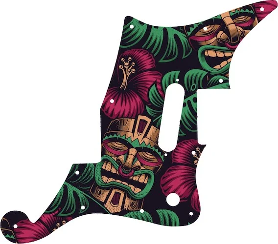 WD Custom Pickguard For D'Angelico Premier Bedford With Tremolo #GAL01 Aloha Tiki Graphic