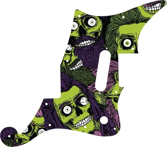 WD Custom Pickguard For D'Angelico Premier Bedford With Tremolo #GHA02 Zombeard Graphic