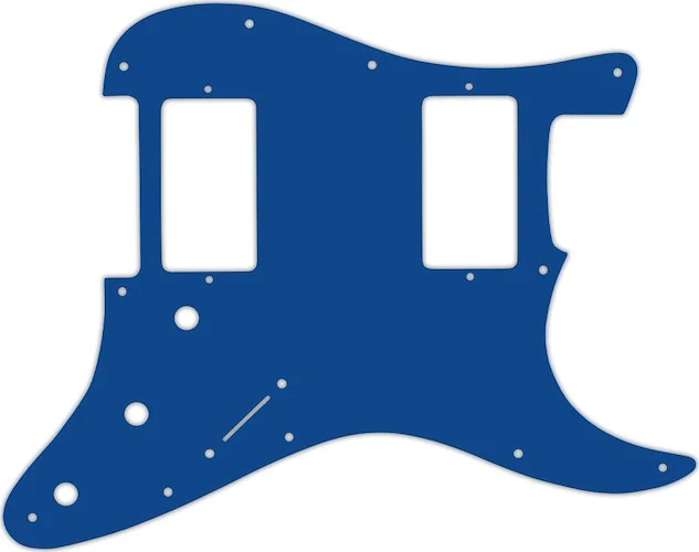 WD Custom Pickguard For Dual Humbucker Fender Stratocaster #08 Blue/White/Blue