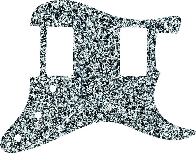 WD Custom Pickguard For Dual Humbucker Fender Stratocaster #60SS Silver Sparkle 