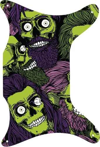 WD Custom Pickguard For Epiphone 1962-1969 Coronet #GHA02 Zombeard Graphic