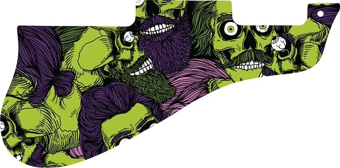 WD Custom Pickguard For Epiphone 1962-1970 Sorrento #GHA02 Zombeard Graphic
