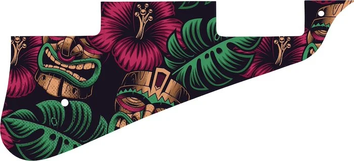 WD Custom Pickguard For Epiphone 2009 Les Paul Standard #GAL01 Aloha Tiki Graphic