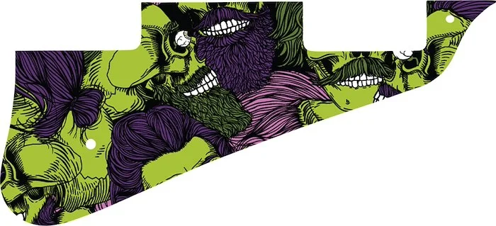 WD Custom Pickguard For Epiphone 2009 Les Paul Standard #GHA02 Zombeard Graphic