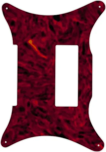 WD Custom Pickguard For Epiphone 50th Anniversary 1962 Crestwood #05T Tortoise Shell Solid (Semi-Tra