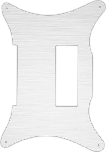 WD Custom Pickguard For Epiphone 50th Anniversary 1962 Crestwood #13 Simulated Brushed Silver/Black 