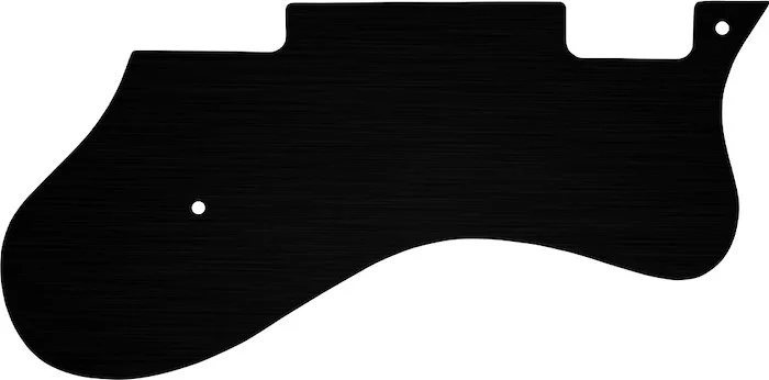 WD Custom Pickguard For Epiphone Riviera #27 Simulated Black Anodized