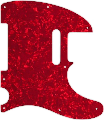 WD Custom Pickguard For Fender 1954-Present USA or 2002-Present Made In Mexico Telecaster #28R Red P