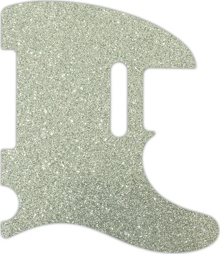 WD Custom Pickguard For Fender 1954-Present USA or 2002-Present Made In Mexico Telecaster #60SS Silver Sparkle 