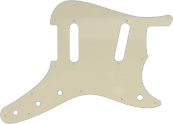 WD Custom Pickguard For Fender 1956-1964 Duo-Sonic #55S Parchment Solid