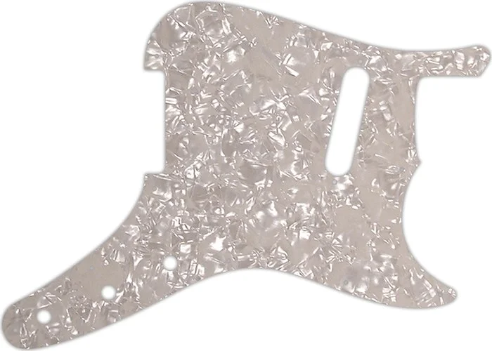 WD Custom Pickguard For Fender 1957-1976 Musicmaster #28A Aged Pearl/White/Black/White