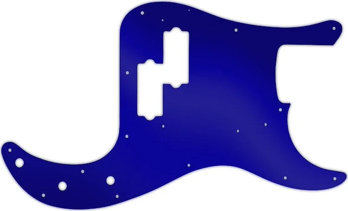 WD Custom Pickguard For Fender 1962-1964 Precision Bass #10DBU Dark Blue Mirror