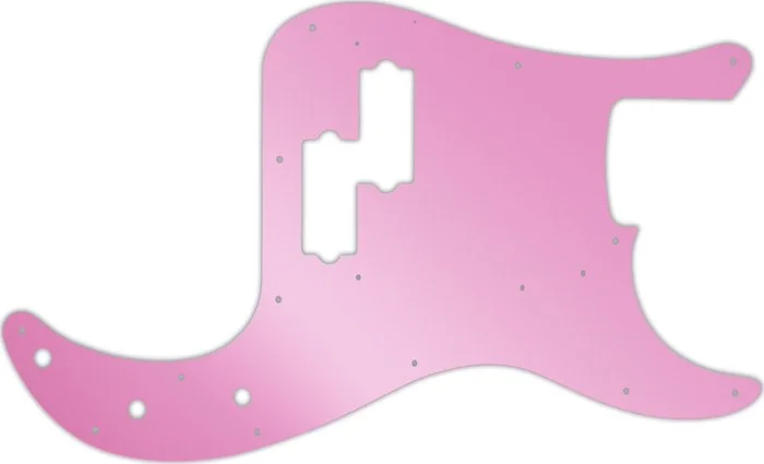 WD Custom Pickguard For Fender 1962-1964 Precision Bass #10P Pink Mirror