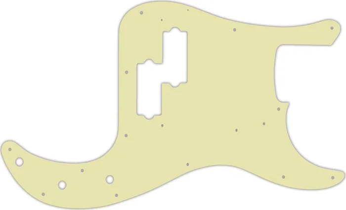 WD Custom Pickguard For Fender 1962-1964 Precision Bass #34T Mint Green Thin