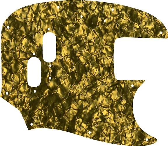 WD Custom Pickguard For Fender 1966-1983 USA Mustang Bass #28GD Gold Pearl/Black/White/Black