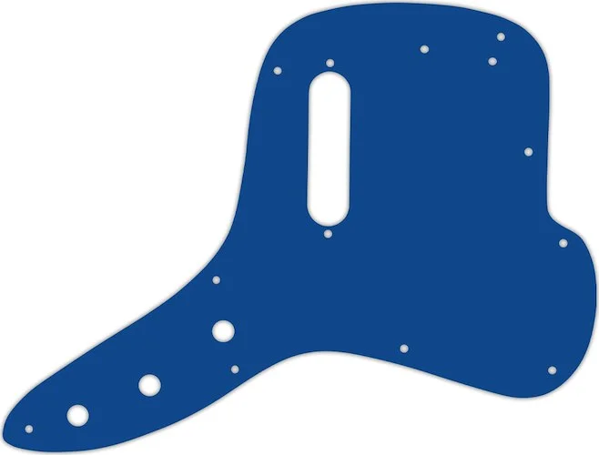 WD Custom Pickguard For Fender 1971-1977 Musicmaster Bass #08 Blue/White/Blue