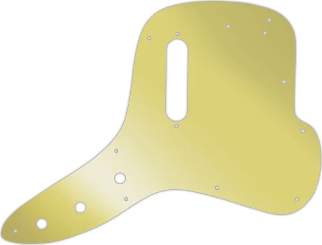 WD Custom Pickguard For Fender 1971-1977 Musicmaster Bass #10GD Gold Mirror