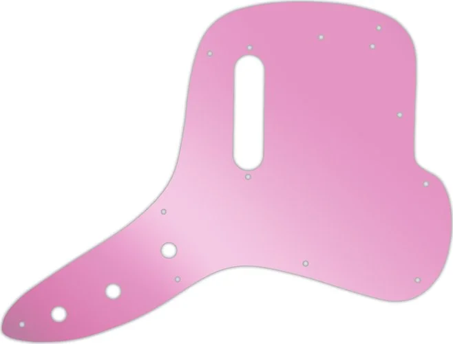 WD Custom Pickguard For Fender 1971-1977 Musicmaster Bass #10P Pink Mirror