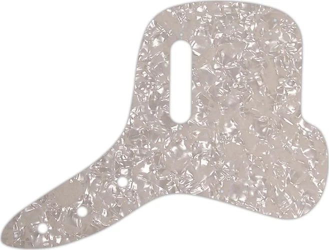 WD Custom Pickguard For Fender 1971-1977 Musicmaster Bass #28A Aged Pearl/White/Black/White