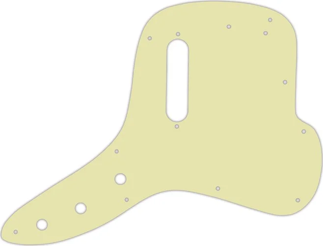 WD Custom Pickguard For Fender 1971-1977 Musicmaster Bass #34S Mint Green Solid