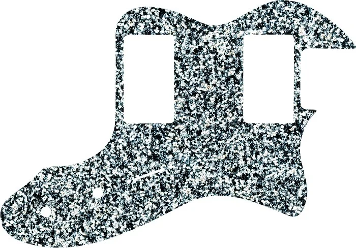 WD Custom Pickguard For Fender 1972-1978 Vintage Telecaster Thinline With Humbuckers #60SS Silver Sparkle 