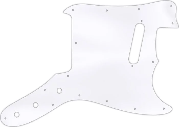 WD Custom Pickguard For Fender 1976-1981 Musicmaster #45 Clear Acrylic