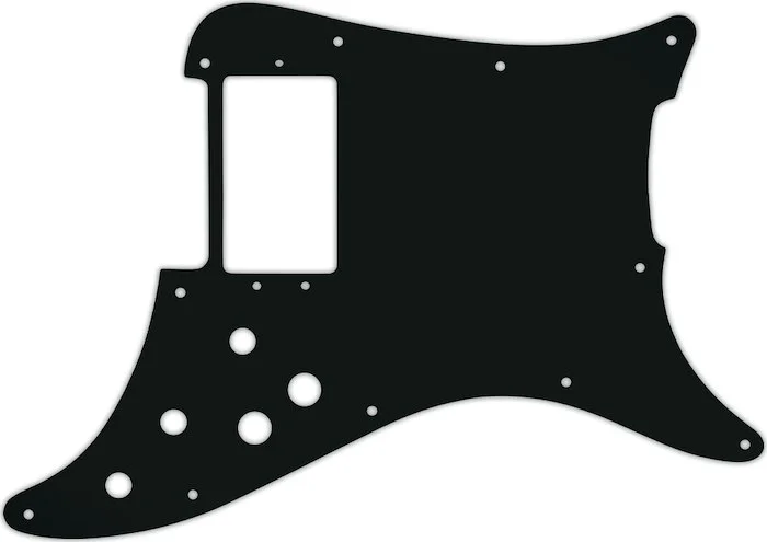 WD Custom Pickguard For Fender 1979-1982 Lead I #01A Black Acrylic