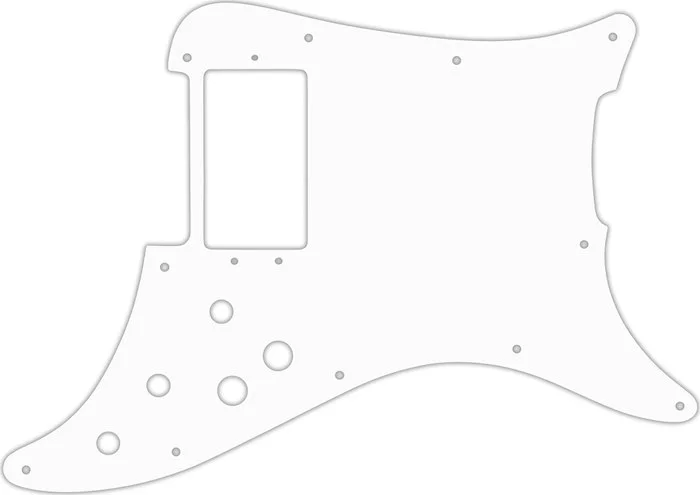 WD Custom Pickguard For Fender 1979-1982 Lead I #02T White Thin