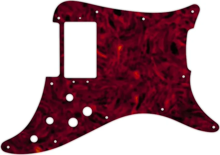 WD Custom Pickguard For Fender 1979-1982 Lead I #05T Tortoise Shell Solid (Semi-Transparent)