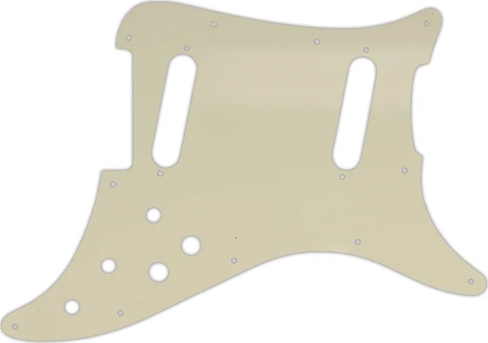 WD Custom Pickguard For Fender 1979-1982 Lead II #55S Parchment Solid