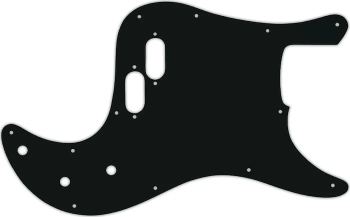 WD Custom Pickguard For Fender 1981-1985 Bullet Bass #01A Black Acrylic