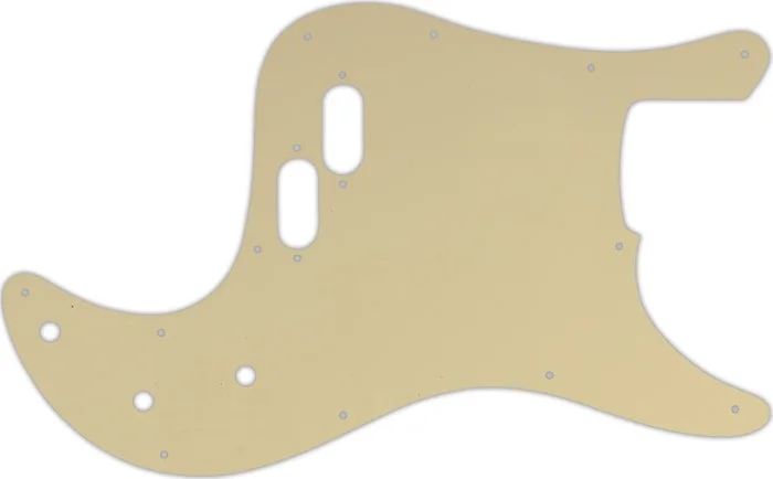 WD Custom Pickguard For Fender 1981-1985 Bullet Bass #06 Cream