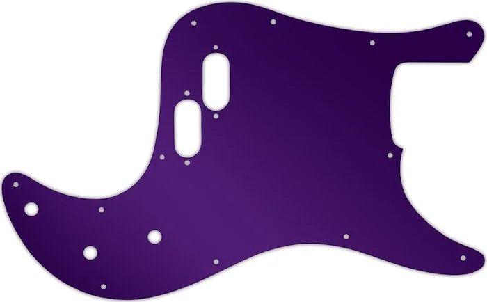 WD Custom Pickguard For Fender 1981-1985 Bullet Bass #10PR Purple Mirror