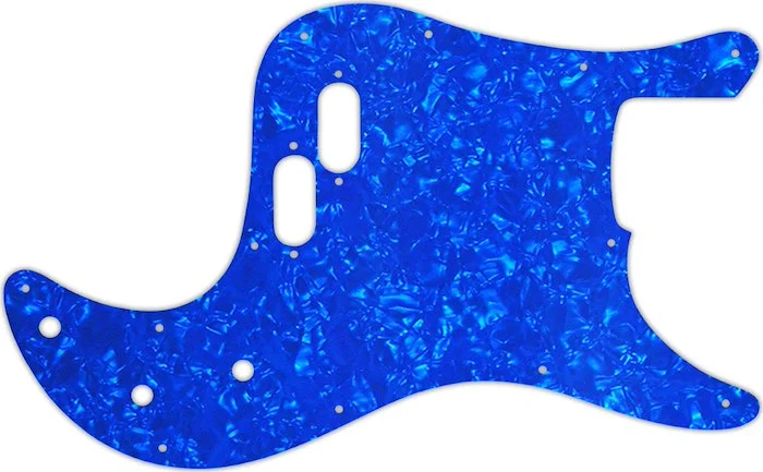 WD Custom Pickguard For Fender 1981-1985 Bullet Bass #28BU Blue Pearl/White/Black/White