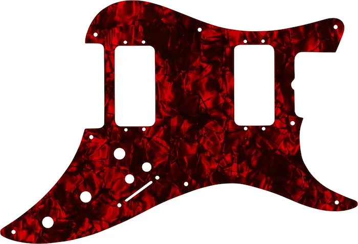 WD Custom Pickguard For Fender 1982 H-2 Bullet #28DRP Dark Red Pearl/Black/White/Black
