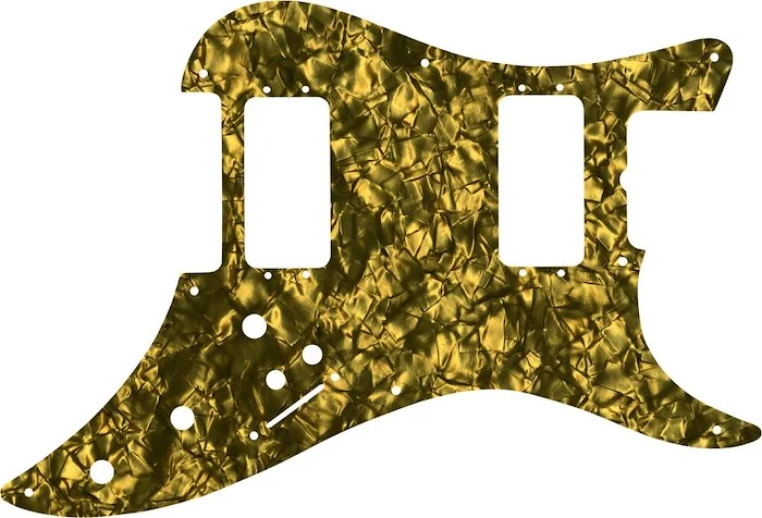 WD Custom Pickguard For Fender 1982 H-2 Bullet #28GD Gold Pearl/Black/White/Black